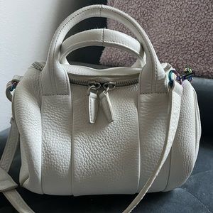 Alexander Wang Rockie iridescent peroxide white💜💗🦄